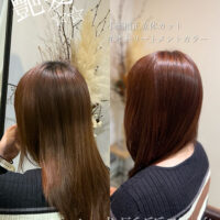 乾かすだけで艶ロングに変わる