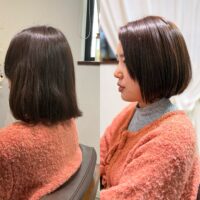 丸亀|乾かすだけでまとまる艶ボブ